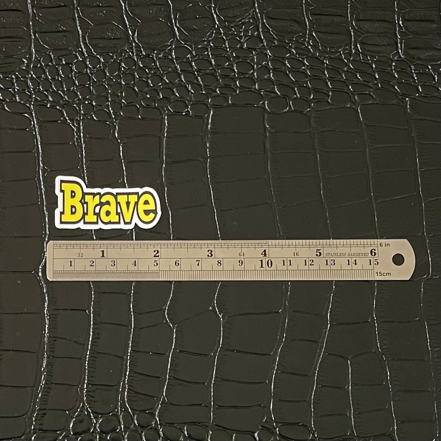 Brave Vinyl Sticker