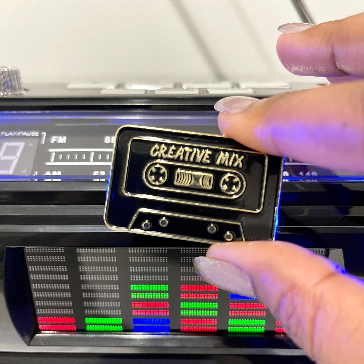 Creative Mixtape Enamel Pin – The Half Unicorn